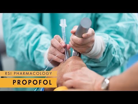 Propofol - Rapid Sequence Intubation