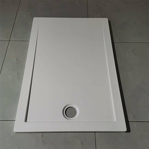[Hot Item] Rectangular White Acrylic Shower Base Tray