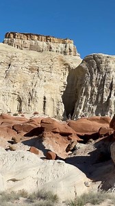 One of the cool things we did while we were in Page, AZ was hike the Toadstool Hoodoos trail. #pagearizona #Utah #hoodoos #hikingadventures #outdooradventures #travelguide | Where The Road Wanders