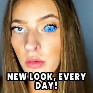 WHY CAN'T I STOP WATCHING HER SWAPPING EYES 🤯 #prostheticeye | Awesome Videos