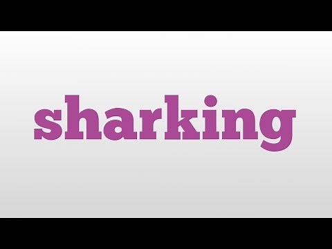 sharking meaning and pronunciation