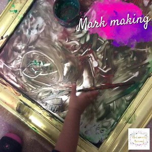 Within our toddler room there is a huge interest in painting & mark making. Thoughtful educators provide beautiful provocations to inspire and motivate curious learners following their interests & learning styles. Think outside the box, provide opportunities for process over product & collaborative art. Shake off traditional painting experiences & bring some magical opportunities to Early Years. Be Curious Have fun Makes difference | The Curiosity Approach