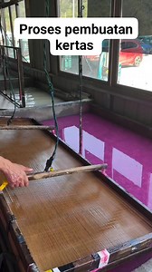 Proses pembuatan kertas #reels | KOminK Ch4n'89