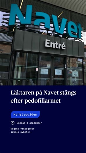 Nyhetsguiden – onsdagens viktigaste lokala nyheter: * Umeå kommun har beslutat att förbjuda besökare att sitta som åskådare på kommunens badhus under skolornas simundervisning. Förbudet grundar sig i den man som under flera decennier kartlade tusentals småflickor på bland annat badhuset i Umeå. https://www.vk.se/2025-09-03/laktaren-pa-navet-stangs-efter-pedofillarmet-ett-forebyggande-arbete-5a934 * Youtubern och influencern Emil Hansius har fått en unik inblick i Kriminalvårdens vardag. Hans sen