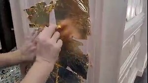 Stenciling with gold leaf has got to be one of my favorite looks. It's so impactful on every piece. Here I used the royal damask stencil, spray adhesive, imitation gold leaf, and a finishing pad. Check out this technique and how I put it together for a full look in the complete video here: https://youtu.be/Xu1i9-f1syw Order your Wise Owl paint here: https://www.wiseowlpaint.com/?aff=49 Find damask stencils here https://royaldesignstudio.refersion.com/c/9d373c9 | Brushed by Brandy