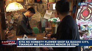134K views · 844 reactions | Kita ng Honesty Flower Shop sa Baguio City, itinangay ng dalawang menor de edad | Regional News Group - RNG Luzon | Facebook