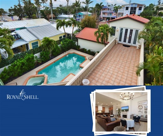 Imagine staying in a luxurious vacation rental home just a 3-minute walk from the beach! SunSplashed offers that and so much more. You are also close to a marina, where you can book a cruise to the outer islands, rent a kayak or jet skis, or book a parasailing adventure. With so much to offer, SunSplashed is the perfect vacation home for your next island getaway! 🏝️ 🚤 https://royalshell.me/SunSplashed #vacation #Captiva #islandlife #SunSplashed #boating #adventure #travel #RoyalShellStyle | Ro