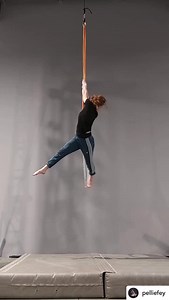 Cool entrance to elbow fang from @pelliefey! 🌟 #aerialhooptricks | Aerial Hoop Tricks