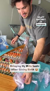 378K views · 1.3K reactions | Bringing my wife sushi after giving birth  | Craft Factory | Facebook