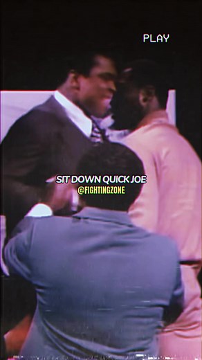 SIT DOWN JOE!! #muhammadali#joefrazier#sitdown#boxing#fyp#foryou#viral#viralvid#famous#fight#fypシ