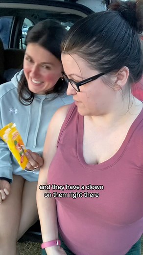 2.1K views · 40 reactions | Official Country of Europe Candy Review with my friend Yuliya, from the City of Ukraine! I call these Clown Chocolate Nuts - 8/10 #theuglyfriend #themoreyouknow #countryofeurope #europe #ukraine #ukrainianchocolate #sweettreats #friendshipgoals #worldtravel #europeancities #traveltoeurope #candyreview #internationalfood | Dana Alyss | Facebook