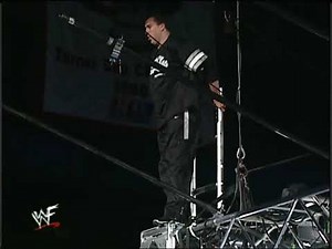 Shane McMahon Jumps Off The Staging Onto Big Show: Backlash 2001
