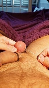 Big needle through my ball