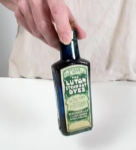 Rare Vintage Luton Straw Hat Dye Bottle – Early 1900s Elegance - Etsy