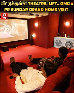 18K views · 89 reactions | வீட்டுக்குள்ள Theatre, Lift.. Omg  PR SUNDAR GRAND HOME VISIT | expensivehomes | chennai | apartment | penthouse | vijay | #prsundar #prsundarhometour #vijay #thalapathyvijay #expensivehomes #chennai #penthouse #apartment #tradingstrategy | Galatta Media | Facebook