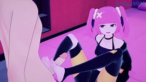 サンゴと秘密の部屋で激しいセックスをしています。- ポケモン変態