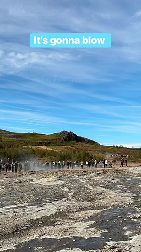 #strokkur at Geysir eruption slowed down #geysir #iceland #travel #slomo #nature #goldencircle | Wil Photography