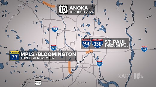 Plan ahead: MnDOT unveils 2022 road construction projects