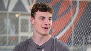 10K views · 71 reactions | “Gaining a bigger role in Zug earned me more minutes … Wherever it takes me—maybe AHL or another season in Switzerland—I’m looking forward to it.” Mike Vogel catches up with Leon Muggli on how the 18-year-old defenseman envisions his near future. #ALLCAPS | MedStar Health | Washington Capitals | Facebook