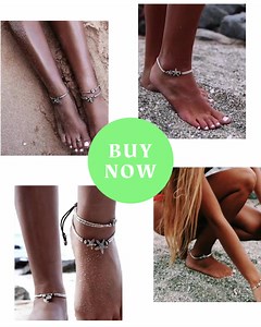  Boho Ethnic Retro Style Starfish Rune Om Yoga Pendant Anklet  Get it while it’s hot! Shop Today  ilovebeachtrips.com/products/boho-ethnic-retro-style-starfish-rune-om-yoga-pendant-anklet | I Love The Beach Trips | Facebook