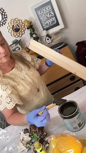 Lemons lemons lemons! Who is falling in love with all the lemon decor right now? There is nothing more refreshing and summery feeling than lemons! 🍋🍋🍋 Are you a lemon lover or hater? I not only do I love to decorate with them, but I love to eat lemon flavored sweets!😍😍😍 Let’s make over a unfinished wooden box and turn it into a cute table centerpiece!🍋🍋🍋 Interested in the products used in this type LEMON in the comments. Please sprinkle (aka share 🍋🍋🍋) and like. | Grace and Tattered 