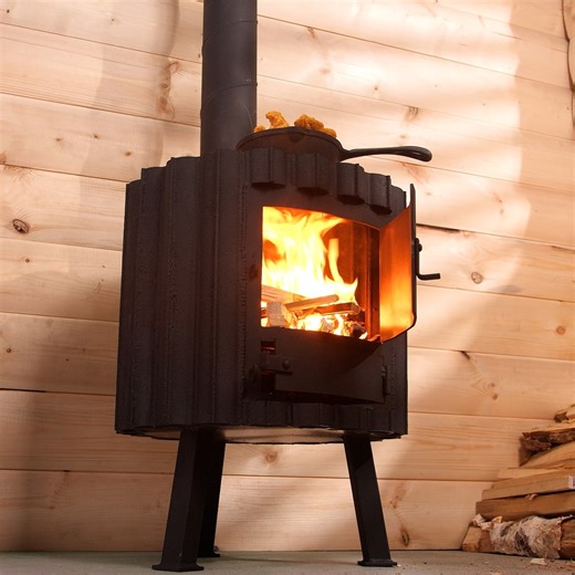 Cast Iron Fins Become a Fireplace | Bored Panda Art