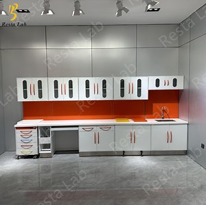[Hot Item] Hospital Treatment Room Furniture with Wet Lab Bench and Medical Waste Bin