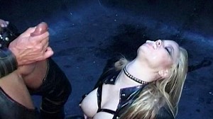 Alicia Rhodes Takes all The Dicks in her Ass and Mouth