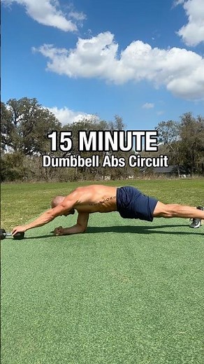 🔥15-Minute Dumbbell Abs Circuit | Core Workout at Home