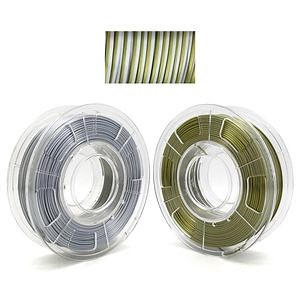 [Hot Item] Creative New Dual Color Silk Silver to Silk Bronze 3D Printers PLA Filaments