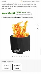 [Walmart.ca] Smokeless Outdoor Fire Pit - $54.99 (78% off) - RedFlagDeals.com Forums