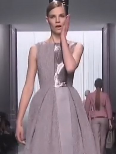 Suvi Koponen's Striking Moments on Dior FW12 Runway