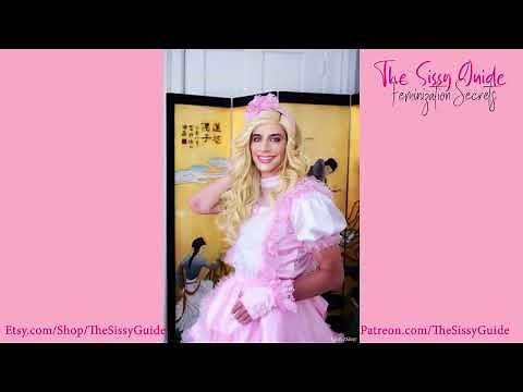 Beautiful Sissy In Lovely Pink Frilly Dresses | Sissy Training | Feminization | Etsy Store | Patreon