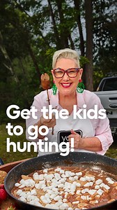 Get the kids to search for the perfect s’mores fondue dipping stick – great to burn off their energy while you prep this delicious dessert. | Youi