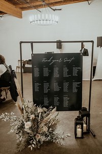 Modèle de plan de table minimaliste moderne - Modifiable sur Canva - Etsy France