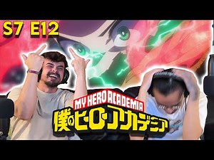 DEKU FINALLY ARRIVES! | My Hero Academia Season 7 Episode 12 Reaction