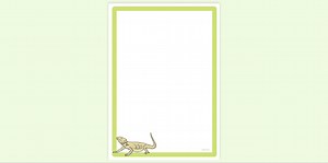 Bearded Dragon Page Border