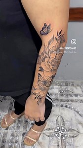 351K views · 2.3K reactions | Tatuagem feminina no antebraço  #tattoo #fly | Raffa Tatoo'Art | Facebook