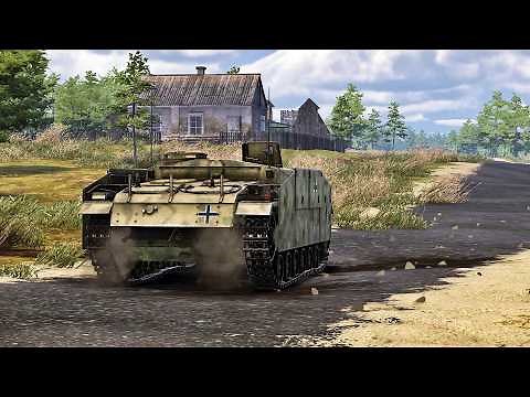 WWII TANK SIMULATOR | Tank Squad Gameplay | 4K