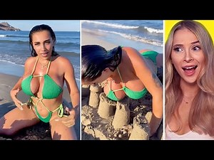 Impressive Jiggle Physics at the Beach