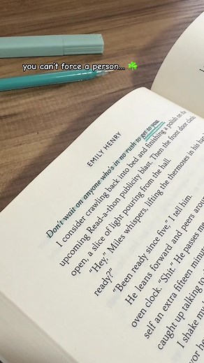 💫 you can’t force a person… 📚 Funny Story by Emily Henry #loveyourself #knowyourworth #wisdom #lifelessons #fyp