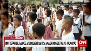 6K views · 61 reactions | #GoodJuan: Photographer, handog ay libreng litrato sa mga batang biktima ng kalamidad www.cnn.ph | NewsWatch Plus Philippines | Facebook