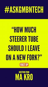Having to cut down your steerer tube is a scary prospect! However, as long as you follow these simple steps, you won't be in a situation where you've cut it too short. 😱 . . #gmbntech #gmbn #mtb #mtbtech #globalmountainbikenetwork #suspension #forks #steerertube #askgmbntech | GMBN Tech