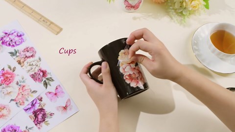 Peacoblue Rub on Transfer Decals for Furniture Crafts Decor 6"x12", 3Pcs Vintage Retro Objects Waterproof UV DTF Transfer Decals Sticker for Dresser Lingerie Chests Drawer Glass Porcelain Wood Plastic