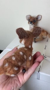 Needle Felted Fawn Sculpture: Handcrafted Wool Art for Home Decoration - Etsy Australia