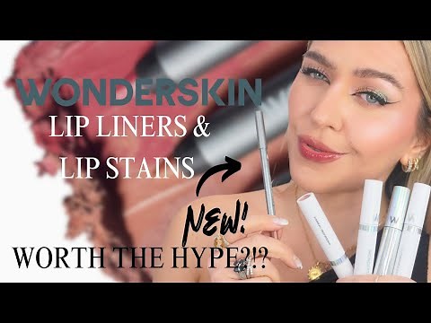 Wonderskin Lip Liner & Lip stain wonder blading lip stain masque review