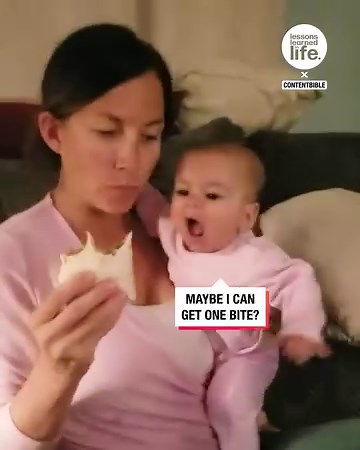 This baby loves burritos before she's ever even tried one! 🌯😂 | Lessons Learned In Life