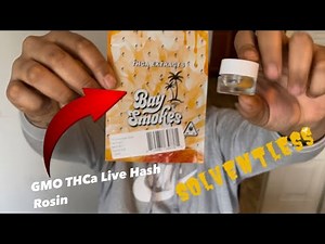 Bay Smokes GMO Live Hash Rosin Review! 🔥 Our First Concentrate Review 🔬💨