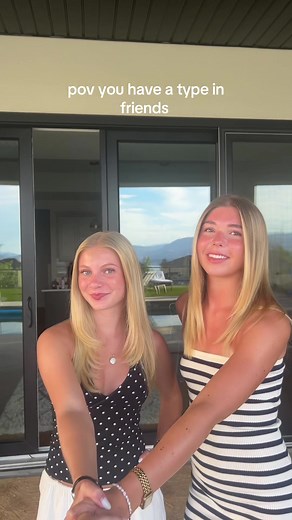 don’t mind our excessive hand shaking 🤝🥹 #friendship #vacay #blonde #brunette