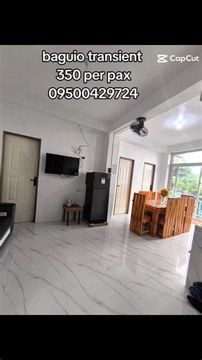 PTPA 350 per pax per night solo unit country club village accessible to jeepney and taxi walking distance camp john hay country club hotel 2-3 minutes drive =teachers camp = botanical =wright park dancing fountain =minesview =the mansion 8-10 mins drive to =session =burnham =night market >complete beddings,stove,tv,electricfan,water kettle, >kitchen utensils free >u can cook free =with hot and cold shower >wifi free >with amazing view we also have convenient store at 2nd floor open 8 am-9pm you 